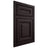 Shiloh Cabinetry Beaded Inset Bradford Red Oak Plain Cut Espresso Door