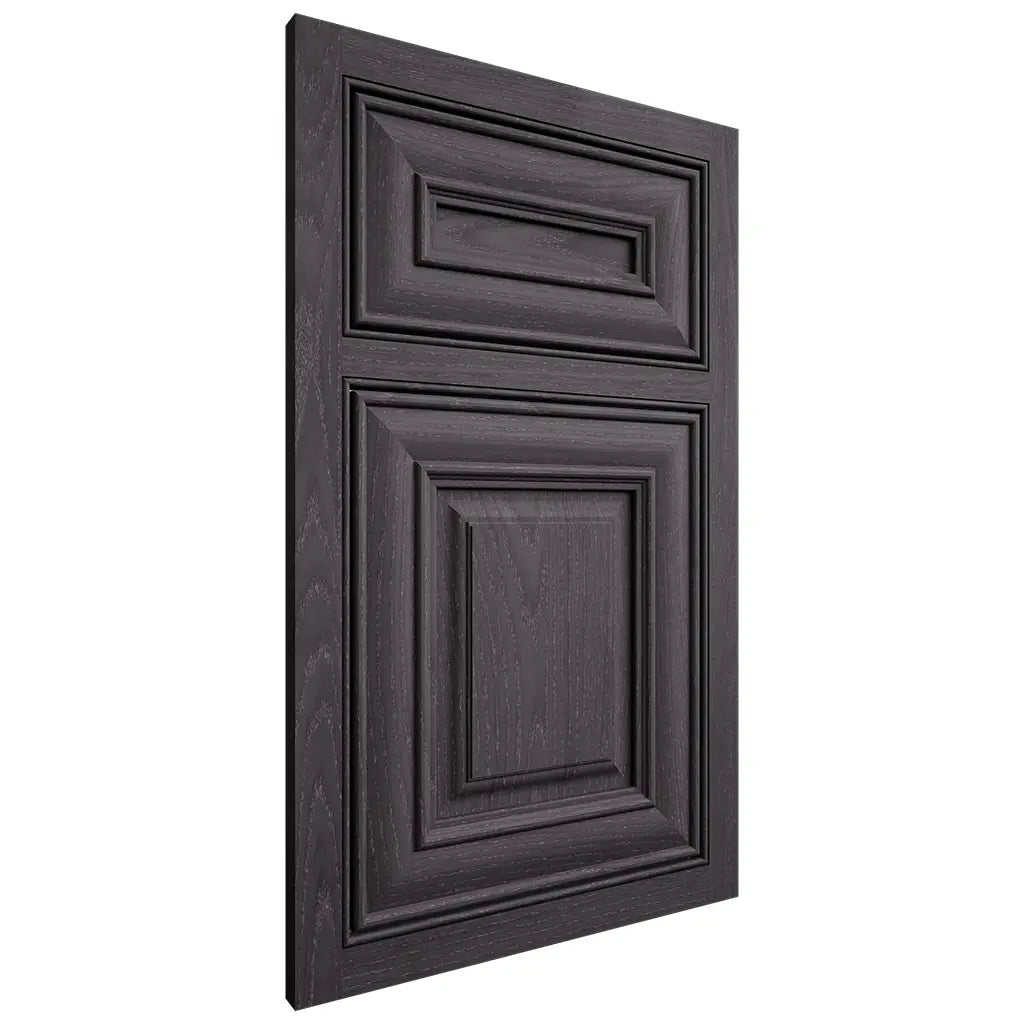 Shiloh Cabinetry Beaded Inset Bradford Red Oak Plain Cut Harbor Door