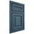 Shiloh Cabinetry Beaded Inset Bradford Red Oak Plain Cut Hudson Door