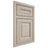 Shiloh Cabinetry Beaded Inset Bradford Walnut Plain Cut Seagull Door