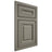 Shiloh Cabinetry Beaded Inset Bradford Walnut Plain Cut Thyme Door