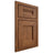 Shiloh Cabinetry Beaded Inset Bristol Cherry Plain Cut Carob Door