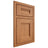 Shiloh Cabinetry Beaded Inset Bristol Cherry Plain Cut Medium Door