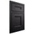 Shiloh Cabinetry Beaded Inset Bristol Paintable Black Door