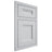 Shiloh Cabinetry Beaded Inset Bristol Paintable Niebla Azul Door