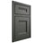 Shiloh Cabinetry Beaded Inset Bristol Paintable Pewter Green Door