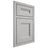 Shiloh Cabinetry Beaded Inset Bristol Paintable Unusual Gray Door