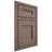 Shiloh Cabinetry Beaded Inset Bristol Poplar Plain Cut River Rock Door