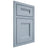 Shiloh Cabinetry Beaded Inset Bristol Poplar Plain Cut Sky Door