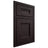 Shiloh Cabinetry Beaded Inset Bristol Red Oak Plain Cut Espresso Door