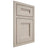 Shiloh Cabinetry Beaded Inset Bristol Walnut Plain Cut Seagull Door