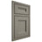 Shiloh Cabinetry Beaded Inset Bristol Walnut Plain Cut Thyme Door