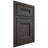 Shiloh Cabinetry Beaded Inset Bristol White Oak Plain Cut Creekside Door