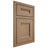 Shiloh Cabinetry Beaded Inset Bristol White Oak Plain Cut Natural Door