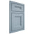 Shiloh Cabinetry Beaded Inset Bristol White Oak Plain Cut Sky Door