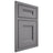 Shiloh Cabinetry Beaded Inset Bristol White Oak Plain Cut Sterling Door
