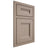 Shiloh Cabinetry Beaded Inset Bristol White Oak Plain Cut Whitewash Door