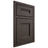 Shiloh Cabinetry Beaded Inset Bristol White Oak Quarter Sawn Creekside Door
