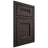 Shiloh Cabinetry Beaded Inset Bristol White Oak Quarter Sawn Morel Door
