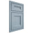 Shiloh Cabinetry Beaded Inset Bristol White Oak Quarter Sawn Sky Door