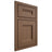Shiloh Cabinetry Beaded Inset Bristol White Oak Rift Cut Autumn Door