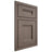 Shiloh Cabinetry Beaded Inset Bristol White Oak Rift Cut Clay Door