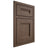 Shiloh Cabinetry Beaded Inset Bristol White Oak Rift Cut Mineral Door