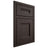 Shiloh Cabinetry Beaded Inset Bristol White Oak Rift Cut Morel Door