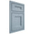 Shiloh Cabinetry Beaded Inset Bristol White Oak Rift Cut Sky Door
