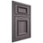 Shiloh Cabinetry Beaded Inset Charleston Hickory Plain Cut Cadet Door