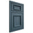 Shiloh Cabinetry Beaded Inset Charleston Hickory Plain Cut Hudson Door