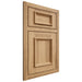 Shiloh Cabinetry Beaded Inset Charleston Hickory Plain Cut Natural Door
