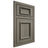 Shiloh Cabinetry Beaded Inset Charleston Hickory Plain Cut Thyme Door