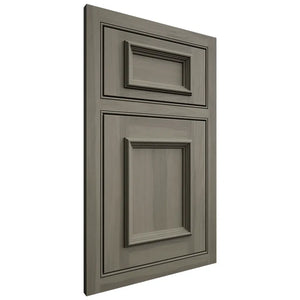 Shiloh Cabinetry Beaded Inset Charleston Hickory Plain Cut Thyme Door