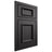 Shiloh Cabinetry Beaded Inset Charleston Paintable Iron Ore Door