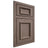 Shiloh Cabinetry Beaded Inset Charleston Poplar Plain Cut River Rock Door