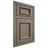 Shiloh Cabinetry Beaded Inset Charleston Poplar Plain Cut Sterling Door
