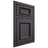 Shiloh Cabinetry Beaded Inset Charleston Red Oak Plain Cut Harbor Door