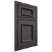 Shiloh Cabinetry Beaded Inset Charleston Red Oak Plain Cut Harbor Door