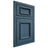 Shiloh Cabinetry Beaded Inset Charleston Red Oak Plain Cut Hudson Door