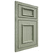 Shiloh Cabinetry Beaded Inset Charleston Red Oak Plain Cut Moss Door