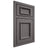Shiloh Cabinetry Beaded Inset Charleston Walnut Plain Cut Cadet Door