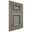 Shiloh Cabinetry Beaded Inset Charleston Walnut Plain Cut Thyme Door