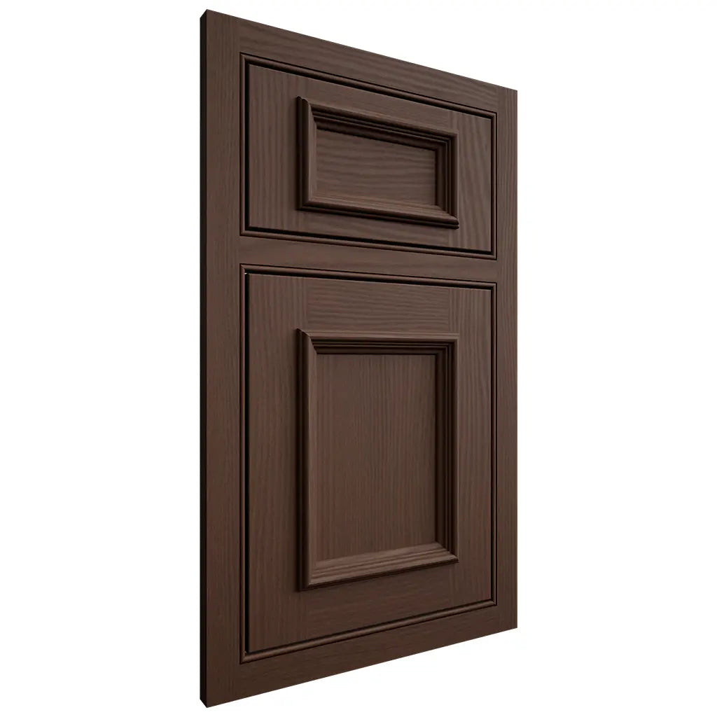 Shiloh Cabinetry Beaded Inset Charleston White Oak Plain Cut Braun Door