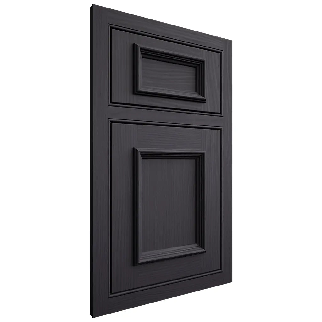 Shiloh Cabinetry Beaded Inset Charleston White Oak Plain Cut Harbor Door