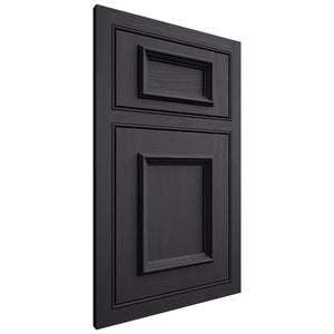Shiloh Cabinetry Beaded Inset Charleston White Oak Plain Cut Harbor Door