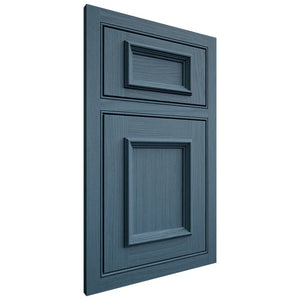 Shiloh Cabinetry Beaded Inset Charleston White Oak Plain Cut Hudson Door