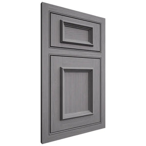 Shiloh Cabinetry Beaded Inset Charleston White Oak Plain Cut Sterling Door