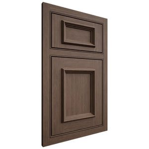 Shiloh Cabinetry Beaded Inset Charleston White Oak Rift Cut Mineral Door