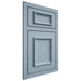 Shiloh Cabinetry Beaded Inset Charleston White Oak Rift Cut Sky Door
